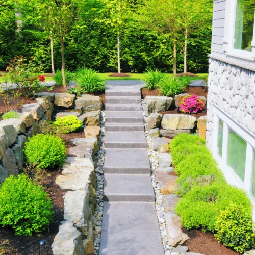 landscaping and hardscaping